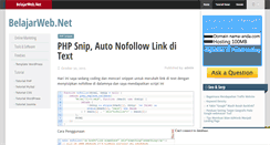 Desktop Screenshot of belajarweb.net